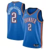 Accattivante Shai Gilgeous Alexander Oklahoma City Thunder Nike Unisex Swingman Replica Jersey Icon Edition Blue per i Fan Veri