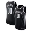 Accattivante Splendido Fascinante Brooklyn Nets Nike 2021/22 Diamond Authentic Custom Jersey Icon Edition Black per i Fan Veri