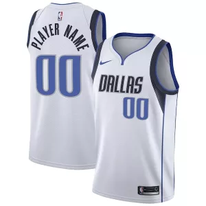 Attraente Eccezionale Comodo Dallas Mavericks Nike Custom Swingman Jersey White Association Edition per i Fan Veri