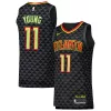 Attraente Robusto Carino Trae Young Atlanta Hawks Nike Authentic Player Jersey Icon Edition Black per i Fan Veri