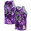 Attraente Shaquille O'Neal Los Angeles Lakers 1996/97 Galaxy Swingman Jersey Purple per i Fan Veri
