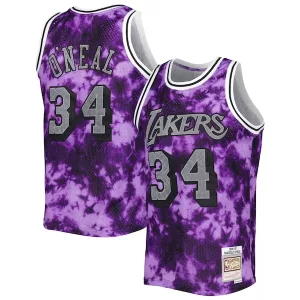 Attraente Shaquille O'Neal Los Angeles Lakers 1996/97 Galaxy Swingman Jersey Purple per i Fan Veri