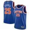 Bellissimo Classico Carino Mikal Bridges New York Knicks Nike Youth Swingman Jersey Icon Edition Blue per i Fan Veri