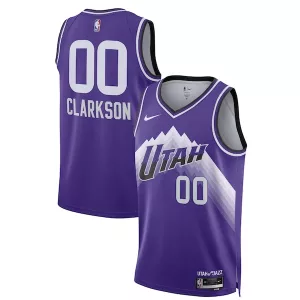Bellissimo Incantevole Jordan Clarkson Utah Jazz Nike Unisex 2023/24 Swingman Jersey Purple City Edition per i Fan Veri