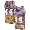 Bellissimo Jerry West Los Angeles Lakers 1971/72 Hardwood Classics Lunar New Year Swingman Jersey Purple per i Fan Veri