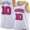 Bellissimo Lussuoso Elegante Nike Adult Golden State Warriors Jimmy Butler #10 Hardwood Classic White Jersey per i Fan Veri
