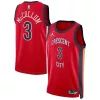Bellissimo Meraviglioso CJ McCollum New Orleans Pelicans Jordan Brand Unisex Swingman Jersey Statement Edition Red per i Fan Veri