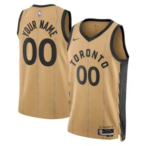 Carino Comodo Toronto Raptors Nike Unisex 2023/24 Custom Swingman Jersey Gold City Edition per i Fan Veri