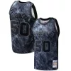 Carino David Robinson San Antonio Spurs Hardwood Classics 1998/99 Tie Dye Swingman Jersey Black per i Fan Veri