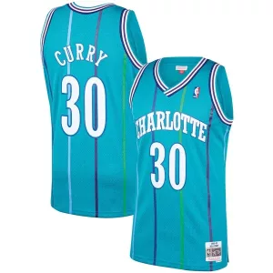 Carino Dell Curry Charlotte Hornets 1992/93 Hardwood Classics Swingman Jersey Teal per i Fan Veri