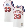 Carino Gorgeous Patrick Ewing New York Knicks 1985/86 Hardwood Classics Authentic Jersey White per i Fan Veri