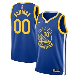 Carino Jonathan Kuminga Golden State Warriors Nike Unisex Swingman Badge Player Jersey Icon Edition Royal per i Fan Veri