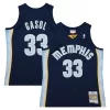 Carino Marc Gasol Memphis Grizzlies 2008/09 Hardwood Classics Swingman Throwback Jersey Navy per i Fan Veri