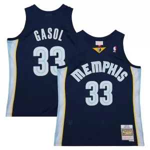 Carino Marc Gasol Memphis Grizzlies 2008/09 Hardwood Classics Swingman Throwback Jersey Navy per i Fan Veri