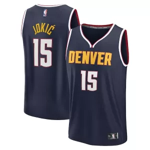 Carino Moderno Nikola Jokic Denver Nuggets Youth Fast Break Replica Player Jersey Icon Edition Navy per i Fan Veri