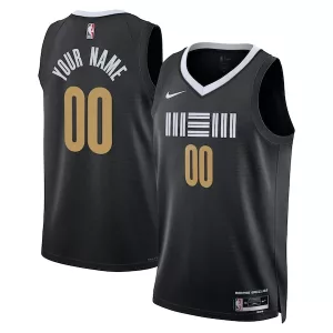 Carino Pratico Attraente Memphis Grizzlies Nike Unisex 2023/24 Custom Swingman Jersey Black City Edition per i Fan Veri
