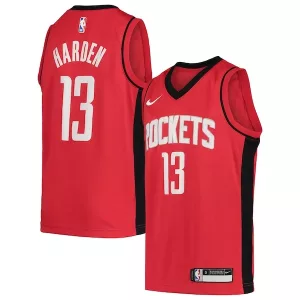 Carino Prestigioso Duraturo James Harden Houston Rockets Nike Youth Team Swingman Jersey Icon Edition Red per i Fan Veri