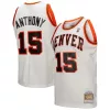 Carino Prestigioso Sofisticato Carmelo Anthony Denver Nuggets 2006/07 Swingman Jersey White per i Fan Veri