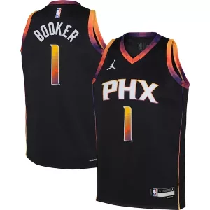 Carino Robusto Devin Booker Phoenix Suns Jordan Brand Youth Swingman Jersey Statement Edition Black per i Fan Veri