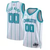 Carino Sofisticato Prestigioso Charlotte Hornets Jordan Brand Unisex Swingman Custom Jersey White Association Edition per i Fan Veri
