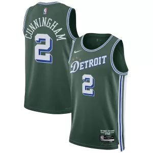 Classico Attraente Raffinato Cade Cunningham Detroit Pistons Nike Unisex 2022/23 Swingman Jersey City Edition Green per i Fan Veri