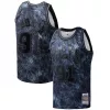 Classico Gorgeous Dennis Rodman Chicago Bulls Hardwood Classics 1995/96 Tie Dye Swingman Jersey Black per i Fan Veri