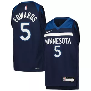 Classico Incantevole Sofisticato Anthony Edwards Minnesota Timberwolves Nike Youth Swingman Jersey Icon Edition Navy per i Fan Veri