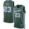 Classico Jaden Ivey Detroit Pistons Nike 2022/23 Swingman Jersey City Edition Green per i Fan Veri