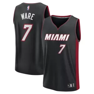 Classico Kel'el Ware Miami Heat Fast Break Replica Player Jersey Icon Edition Black per i Fan Veri