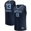 Classico Lussuoso Robusto Jaren Jackson Jr. Memphis Grizzlies Replica Fast Break Jersey Navy Icon Edition per i Fan Veri