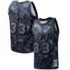 Classico Sofisticato Alonzo Mourning Miami Heat Hardwood Classics 1996/97 Tie Dye Swingman Jersey Black per i Fan Veri
