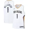 Classico Zion Williamson New Orleans Pelicans Nike Youth Swingman Player Jersey Association Edition White/Navy per i Fan Veri