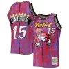 Comodo Accattivante Vince Carter Toronto Raptors Hardwood Classics 1998/99 Lunar New Year Swingman Jersey Purple per i Fan Veri