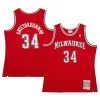 Comodo Carino Giannis Antetokounmpo Milwaukee Bucks 2014/15 Hardwood Classics Swingman Jersey Red per i Fan Veri