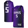 Comodo Classico Fascinante De'Aaron Fox Sacramento Kings Jordan Brand Youth Swingman Jersey Statement Edition Purple per i Fan Veri