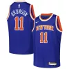 Comodo Jalen Brunson New York Knicks Nike Youth Swingman Jersey Icon Edition Blue per i Fan Veri