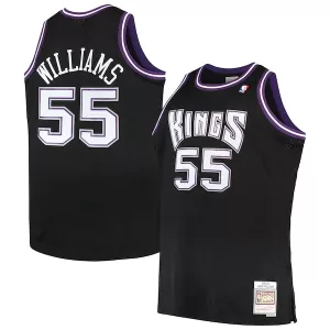 Comodo Jason Williams Sacramento Kings Big & Tall 2000/01 Hardwood Classics Swingman Jersey Black per i Fan Veri