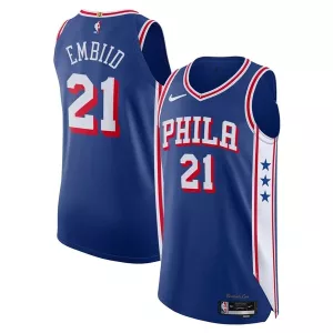 Comodo Pratico Fascinante Joel Embiid Philadelphia 76ers Nike Authentic Jersey Association Edition Royal per i Fan Veri