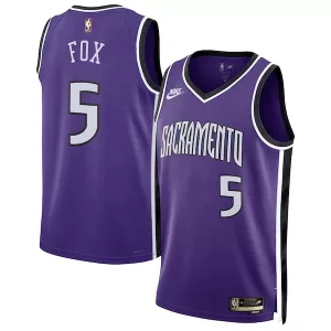 Comodo Splendido De'Aaron Fox Sacramento Kings Nike Unisex 2024/25 Swingman Jersey Purple Classic Edition per i Fan Veri