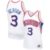 Cool Allen Iverson Philadelphia 76ers 1996/97 Hardwood Classics Swingman Jersey White/Red/Royal/Black per i Fan Veri