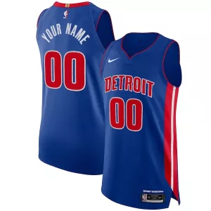Cool Fascinante Comodo Detroit Pistons Nike Authentic Custom Jersey Blue Icon Edition per i Fan Veri
