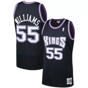 Cool Magnifico Jason Williams Sacramento Kings 2000/01 Hardwood Classics Swingman Jersey Black per i Fan Veri