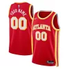 Cool Pratico Splendido Atlanta Hawks Nike Unisex Swingman Custom Jersey Red Icon Edition per i Fan Veri