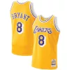 Cool Robusto Men's Los Angeles Lakers Kobe Bryant Gold 1996 97 Hardwood Classics Authentic Player Jersey per i Fan Veri