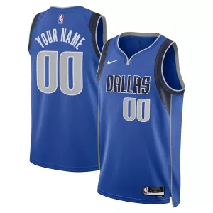Delizioso Dallas Mavericks Nike Unisex Swingman Custom Jersey Blue Icon Edition per i Fan Veri