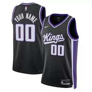 Delizioso Fascinante Sacramento Kings Nike Unisex Swingman Custom Jersey Icon Edition Black per i Fan Veri