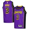 Delizioso Gorgeous Anthony Davis Los Angeles Lakers Jordan Brand Youth Swingman Jersey Statement Edition Purple per i Fan Veri
