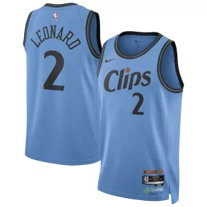 Delizioso Kawhi Leonard LA Clippers Nike Unisex 2024/25 Swingman Player Jersey City Edition Light Blue per i Fan Veri