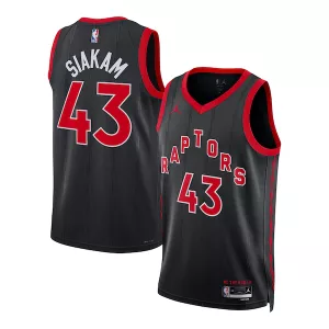 Delizioso Lussuoso Pascal Siakam Toronto Raptors Jordan Brand Unisex Swingman Jersey Statement Edition Black per i Fan Veri