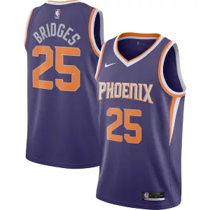 Delizioso Mikal Bridges Phoenix Suns Nike 2020/21 Swingman Player Jersey Icon Edition Purple per i Fan Veri